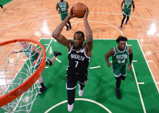  杜兰特关键球失手篮网加时惜败凯尔特人  